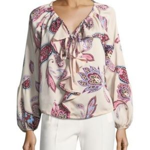 Boho Ruffle Poets Blouse Top